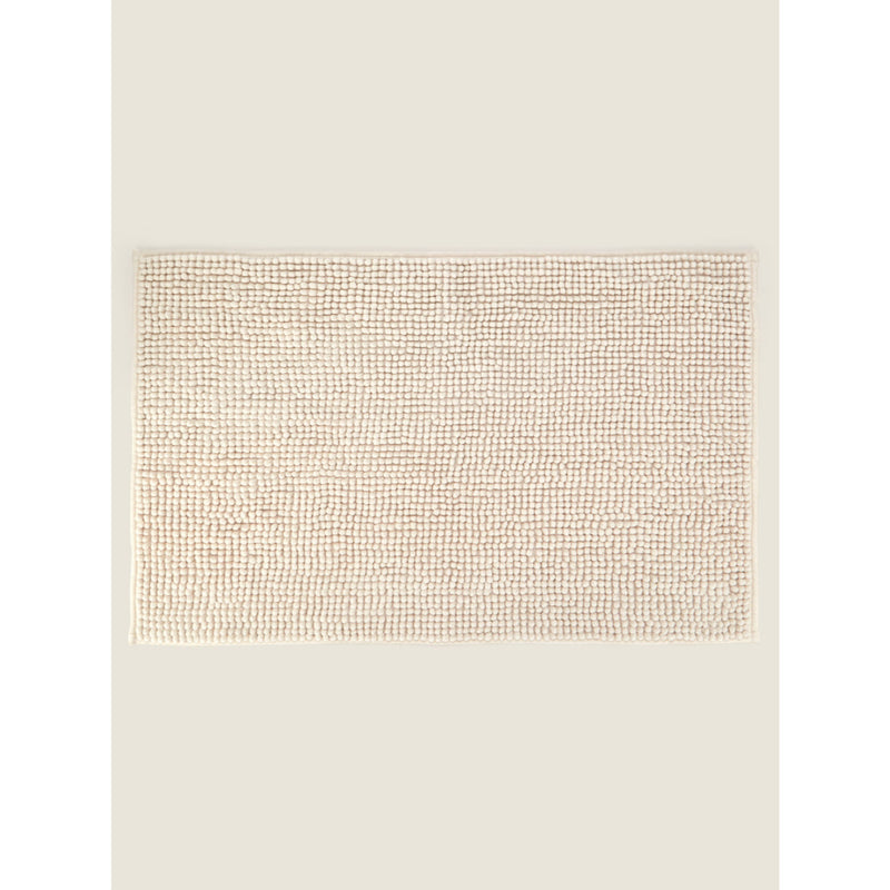 George Home chenille bath mat stone 50cm x 80cm, UK version