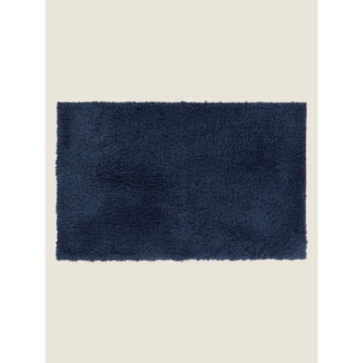 George Home navy super-soft cotton bath mat 50 x 80cm, UK version