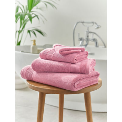 ASDA George Home Pink Egyptian Cotton Bath Sheet 100 x 150cm- Buy online at McGrocer