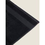 George Home black bath towel - British product
