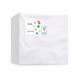 George Home weiße Servietten, 50er-Packung, Papierservietten, 33 x 33 cm