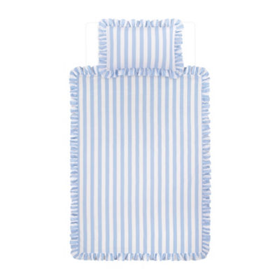 George Home blue stripe reversible duvet set - British product