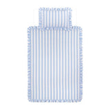 George Home blue stripe reversible duvet set - British product