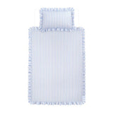 George Home blue stripe reversible duvet set - British product