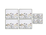 ASDA George Home Butterfly Meadow Placemat and Coaster Set- Buy online at McGrocer