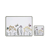 George Home Butterfly Meadow placemat and coaster set, UK version