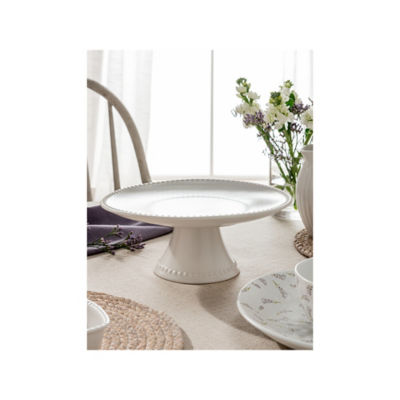 ASDA George Home White Beaded Cake Stand 28x28x10cm- Buy online at McGrocer