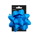 George Giant Blue Gift Bow 14cm diameter, UK version