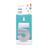 George Home large number candle 5, UK version