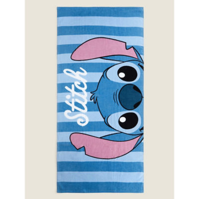 ASDA Disney Stitch Printed Cotton Towel 71 x 152 cm- Buy online at McGrocer