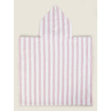 George Home Pink Stripe Cotton Poncho 57x108 cm, UK version