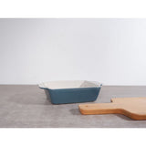 George Home teal retro roaster 20cm stoneware, UK version