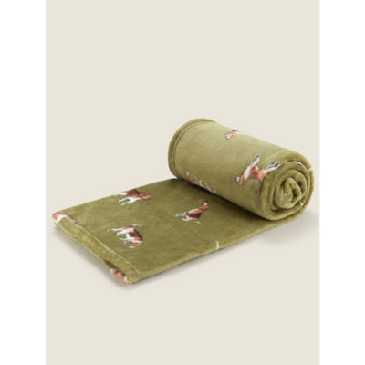 ASDA GH Green Super Soft Polyester Throw 120 x 150 cm- Buy online at McGrocer