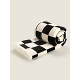 ASDA George Home Monochrome Checkerboard Sherpa Throw 120 x 150 cm- Buy online at McGrocer