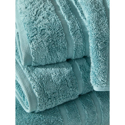 George Home Denim Ultra Plush Antimicrobial Hand Towel 50 x 90cm, UK version