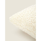 George Home cream borg cushion 40 x 30 cm, UK version