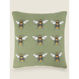 ASDA George Home Green Piped Edge Bee Cushion 30 x 30 cm- Buy online at McGrocer