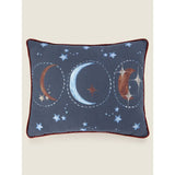 ASDA George Home Navy Piped Edge Moon Cushion 30 x 40 cm- Buy online at McGrocer