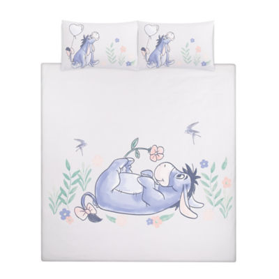 Disney Eeyore Floral Duvet Cover Single - British product
