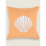 ASDA George Home Orange Square Embroidered Shell Cushion 45 x 45 x 7 cm- Buy online at McGrocer