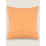 George Home orange embroidered shell cushion 45x45cm, UK version