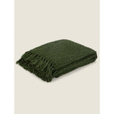 George Home Green Throw 150 x 120 cm - British product