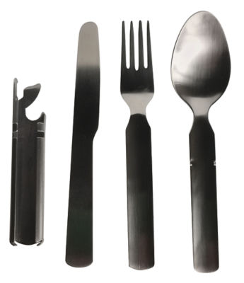 Ozark Trail camping cutlery set stainless steel, UK version