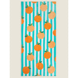 ASDA George Home Blue Orange Print Beach Towel 71 x 152 cm- Buy online at McGrocer