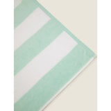 George Home mint stripe beach towel 79 x 152 cm, UK version