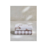At Home with Stacey Solomon printed bunny guest towel 40x60cm, imported from the UK