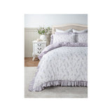 At Home with Stacey Solomon Lilac Bluebell frill duvet cover set king size - British product