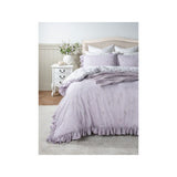 At Home with Stacey Solomon Lilac Bluebell Frill Duvet Set Super King - British product