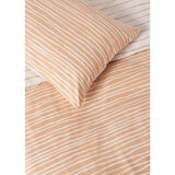 George Home Coral Stripe Reversible Duvet Set Double (British brand)