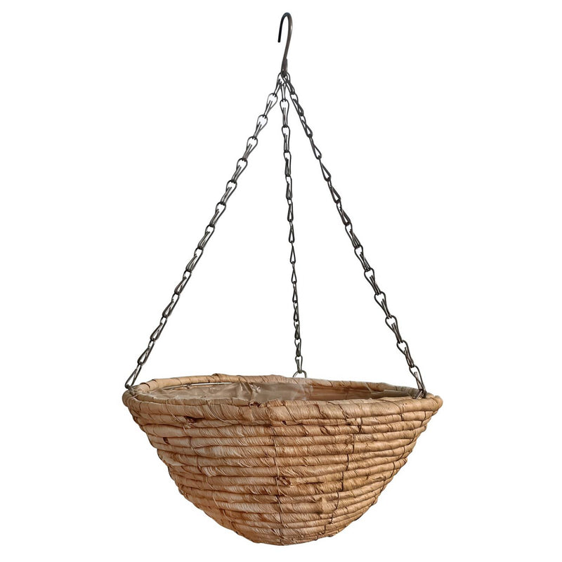 George wicker hanging basket 30.5x16cm (British brand)