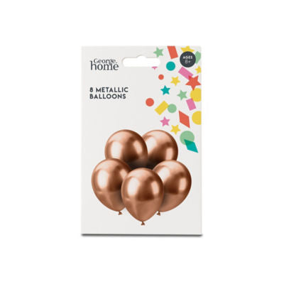 George Home Roségold Metallic Ballons 8er-Pack