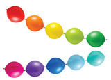 ASDA George Home Multi Coloured Linking Party Balloons 10pk- Buy online at McGrocer