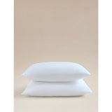 ASDA George Home White Feels Like Down Medium Pillows Set of 2 74x48cm- Buy online at McGrocer