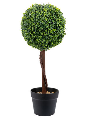 George Home artificial lavender ball tree with solar lights 30cm, UK version