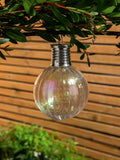 George pearlescent solar bulb 8x8x11cm, UK version