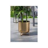 ASDA George Home Gold Hammered Effect Planter- Buy online at McGrocer
