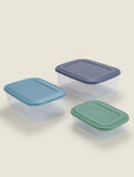 George Home 3 piece rectangular food storage set, UK version