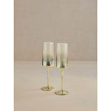 Stacey Solomon gold-tone champagne glasses set of 2, imported from the UK