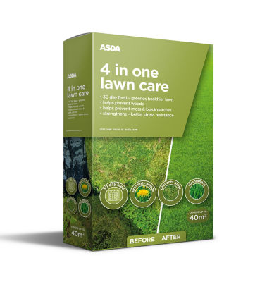 ASDA 4 in 1 lawn care 40m² - British product