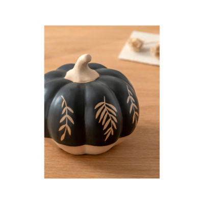 Stacey Solomon black pumpkin ornament 18cm - British product