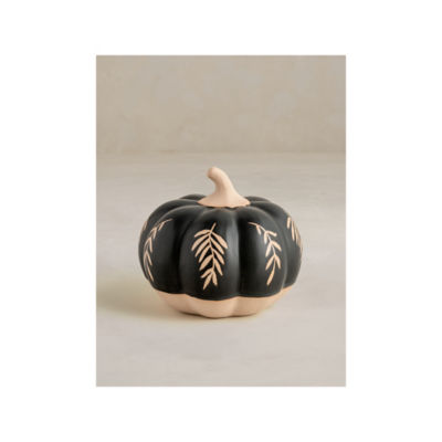Stacey Solomon black pumpkin ornament 18cm - British product