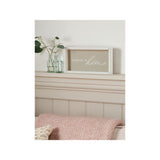 Stacey Solomon green wooden home sign, imported from the UK