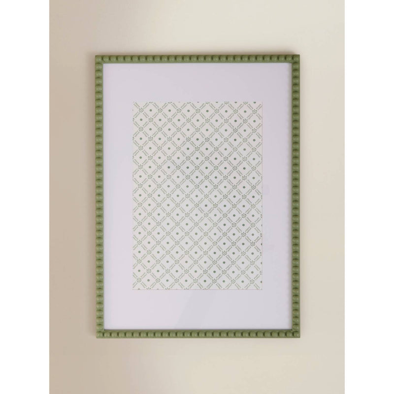 George Home green beaded photo frame A3, UK version