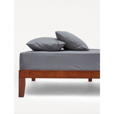 ASDA George Home Grey Deep Fitted Sheet Single- Buy online at McGrocer
