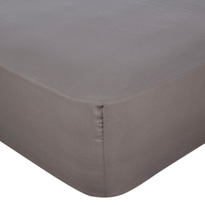 George Home grey deep fitted king sheet, UK version
