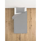 George Home grey brushed cotton fitted sheet super king, imported from the UK